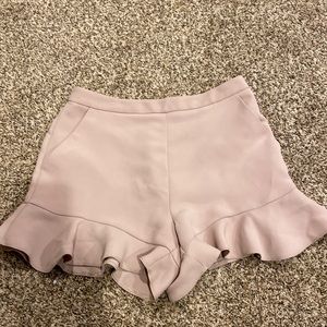 Topshop lilac float shorts